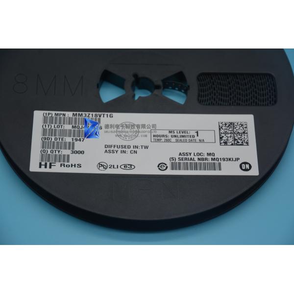 200mW 18V SOD−323 Zener Voltage Regulators Diode MM3Z18VT1G