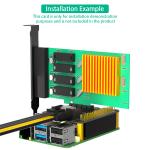 New Version PCI-E Express PCI-e 1x Adapter With External 12V Power For Raspberry