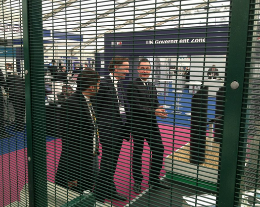 Construction High Security Chain Link Fence Waterproof For Jail / Prison