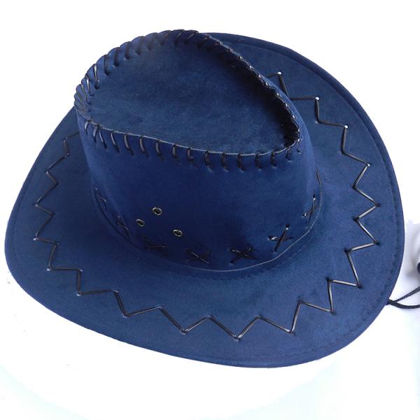 wholesale child and adult cheap cowboy hat suede promotional cowboy hat