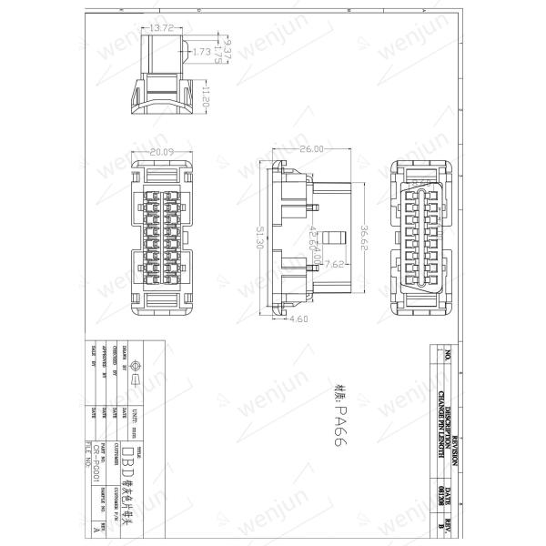 OBD2 Bracket For Female Connector Assembled Used For Kia Interface