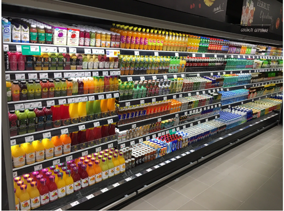 uploads/www.hshelf.com/images/15935824687292.png Supermarket Gravity Roller Shelf Auto Facing Roller Shelves Applicated in Liquor Store, Self-service machine