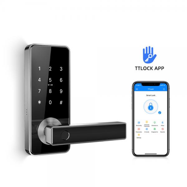 Cheap OEM  Smart Code Door Lock For Home / Outdoor Fingerprint Digital Wireless Latch Lock for sale