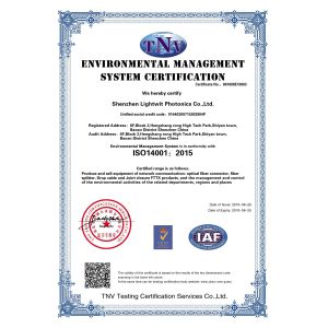 J&K Optotec Co.,Ltd. Certifications