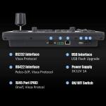RS422 PTZ Keyboard Controller LCD IP Joystick Controller for PTZ camera