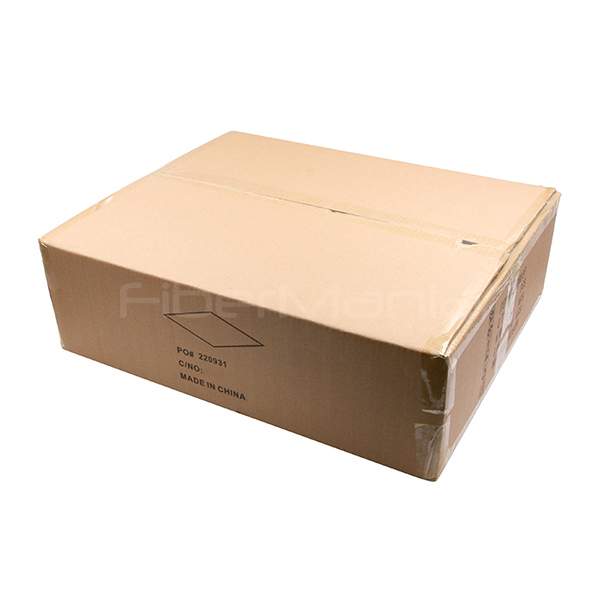 Black 3U Patch Panel Rack Mount 19 Inch Loads 9 LGX Adapter Panels