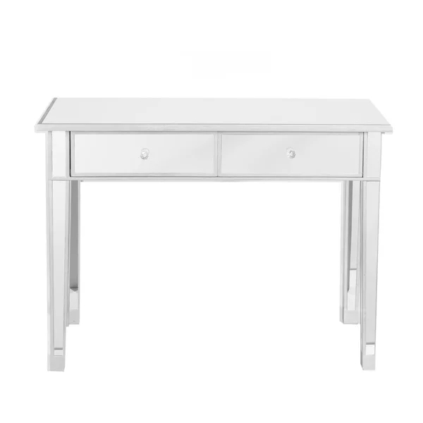 Modern design 2 drawers mirrored console table wooden hallway table for living room