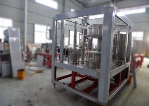 High Accurate Mineral Water Bottle Filling Machine , Automatic Gas Drink Bottling Machine