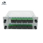Cassette 1x16 PLC Splitter LGX 1 Input 16 Outputs With SC APC Adapter