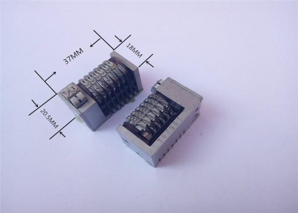 Cheap 6 Digit Roman Backward Letterpress Numbering Machine 4X8 With Convex Standard for sale