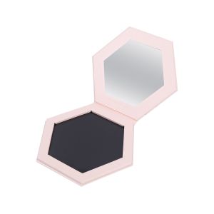 Best Hexagon Empty Magnetic Palette Pink Cosmetic Palette Packaging wholesale