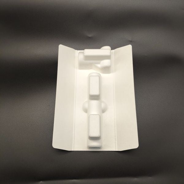High-end Split-type Electric Razor Paper Pulp Molding Packaging Base - Eco-friendly Plant Fiber, Sugarcane Pulp, Dry-pressed, Drop-resistant &
