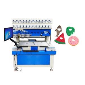 China Blue White Full Automatic Liquid PVC Dripping Machine with PC Programmable System on sale