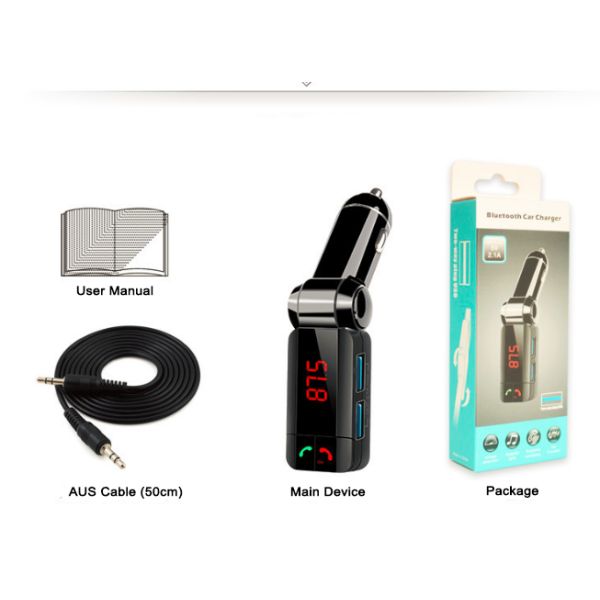 12V - 24V Portable Fast Car Charger , Hands Free Dual USB Charger For Auto Car