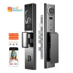 Luxurious facial recognition lock with high-quality visual intercom and real