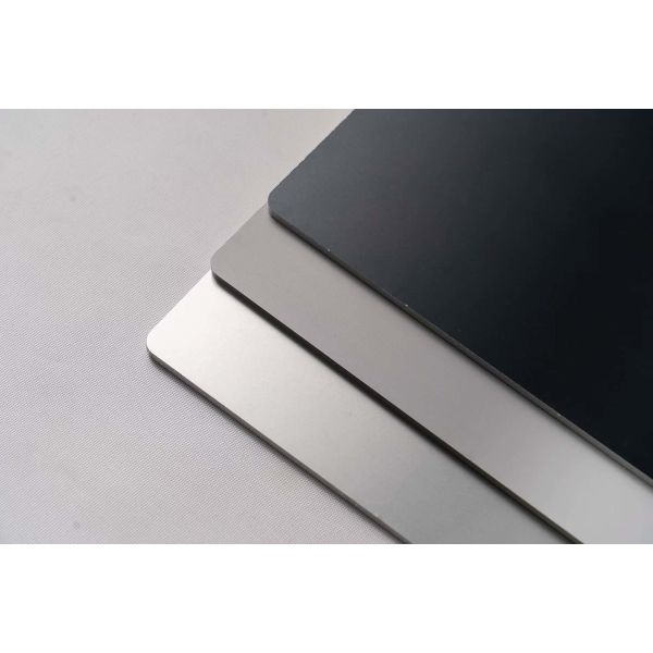 Custom Size PE Aluminum Composite Panel - 0.08mm Aluminum 2.0mm Thickness Solid Color for Café Walls