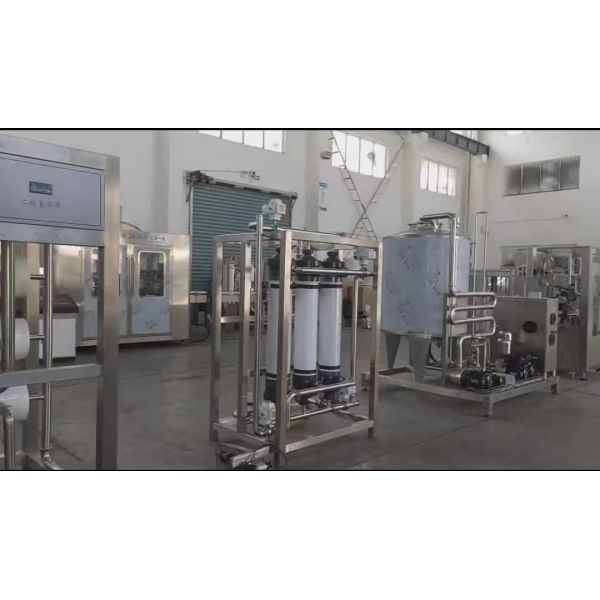 Glass Bottled Liquid Filling Machine Automatic Sparkling Water Production Line