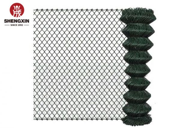 Cheap Galvanized Pvc Coated Diamond 2.4mm Yardgard Chain Link Fence for sale