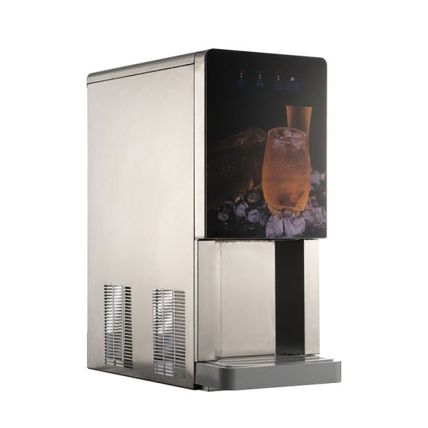 120kg Air Cooling Ice Maker Water Dispenser with 4kg Ice Storage and Cube Ice Dispenser