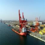 Bulk Materials Ship Unloading Mechanism with Belt Grab Ship Unloader