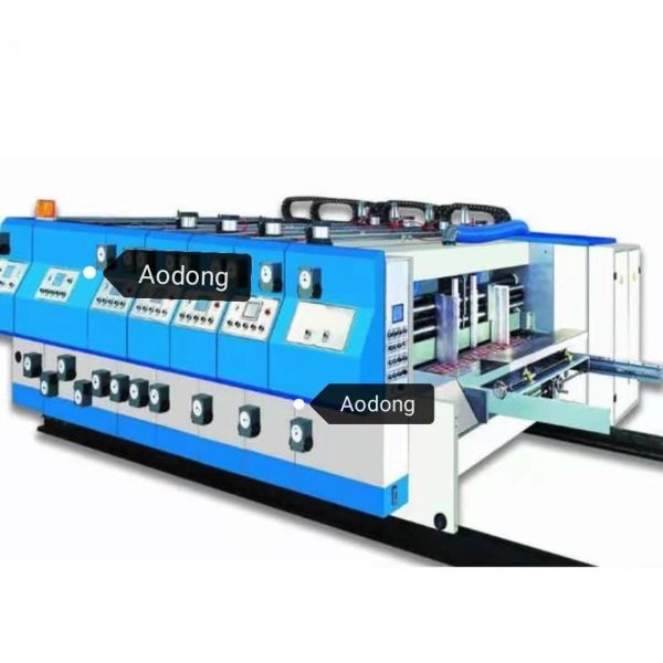 Low Noise Carton Flexo Printing Machine , Corrugated Slotting Machine