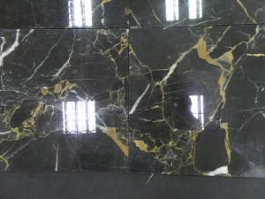 Best Best Price China Black Golden Flower Nero Portoro Marble Slabs, China Black Marble Slabs Tiles wholesale