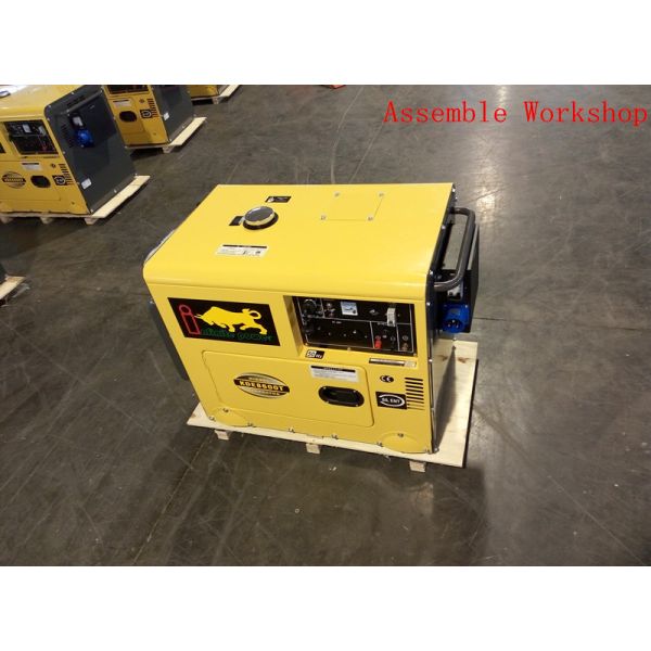 Industrial Air Cooled Quiet Diesel Generator With 3000 / 3600 Rpm Engine Speed
