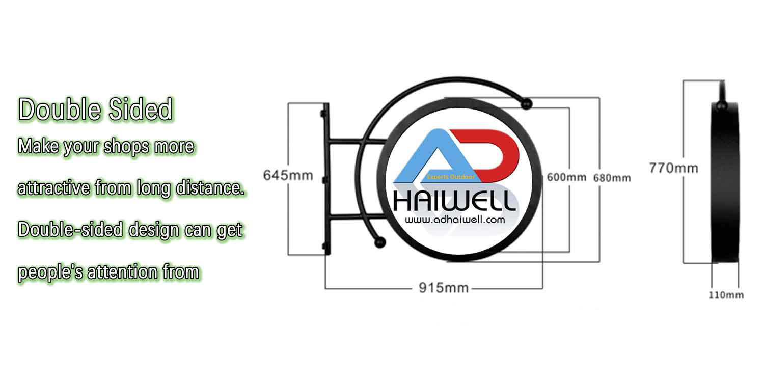 Logo Sign Round Led Signage