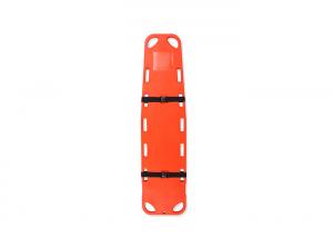 Best 159kg Polyethylene Folding Emergency Spine Board Stretcher Trolley wholesale