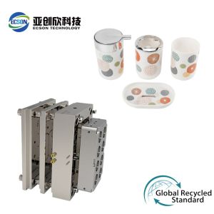 Buy cheap OEM Streamline Bathroom Accessory Set Rapid Plastic Injection Mold from wholesalers