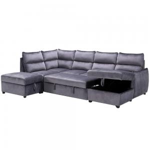 Best 19900 Living Room Sofa Furniture With Storage Bed Tufted Futon Bed, Grey Sofa Bed wholesale