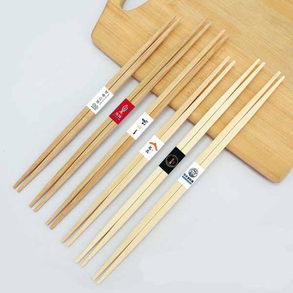 Carbonized Japanese Style Chopsticks Sustainable High End Catering
