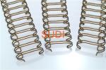 Coated Spiral Coil, Pitch 2:1 1-5/8" Twin Loop Binding Wire, For Notebook