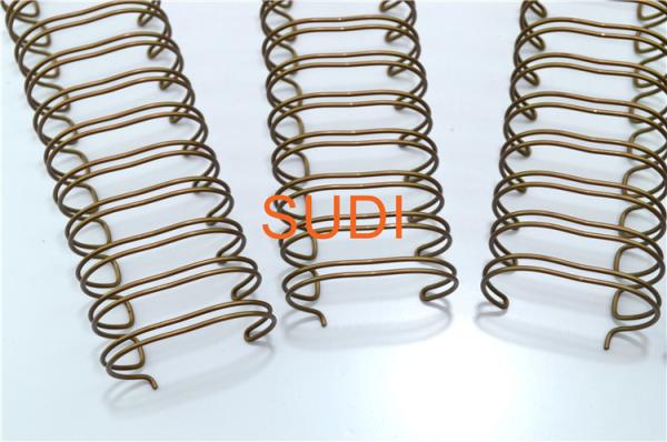 Cheap Coated Spiral Coil, Pitch 2:1 1-5/8" 	Twin Loop Binding Wire, For Notebook for sale