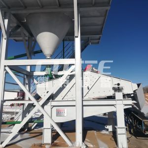 Vibrating Screen Plants High Capacity Dewatering Screen Machine 3800 KG