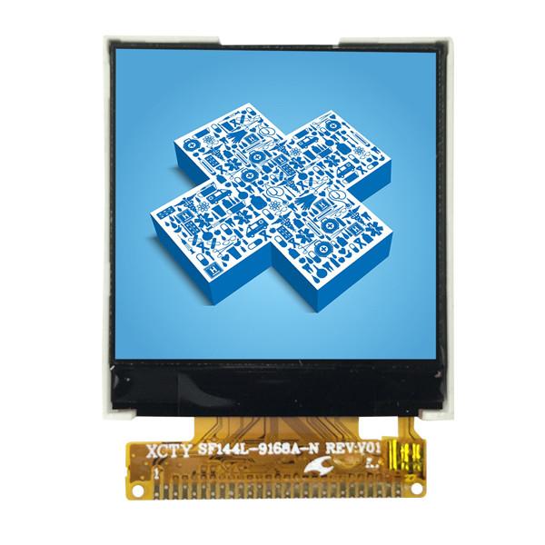 Cheap Square Small LCD Display Screen, TFT LCD 1.44 Inch128x128 With MUC 8bit Interface for sale