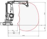 Handling 4 Axes 110kg Robot Mechanical Arm Abb IRB 460 Use For Palletizing