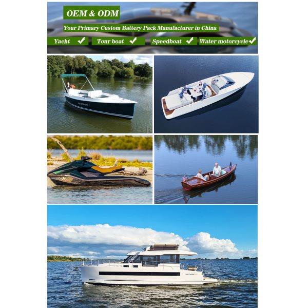 CTS 51.2V 280Ah Electric Marine Battery Module Waterproof Lithium Battery with Smart BMS for Boat Yatch