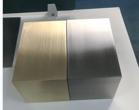 Smooth Flat Triangular Wire Drawing Machines Grinding Polishing Machine With Double belt