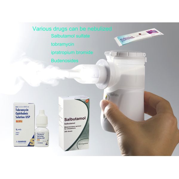 Bronchus Mute Mini Nebulizer Machine Family Budesonide Inhalator