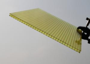 China Two Layer Polycarbonate Flat Roof Panels , Makrolon Polycarbonate Plastic Sheet on sale