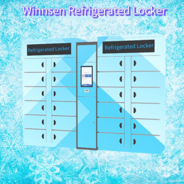 Outdoor Cake Fresh Refrigerated Locker 24 Hours Self Service Smart Cabinet