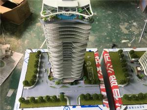 China Customized Acrylic Architecture Model With Warm LED Light Rendering Color on sale