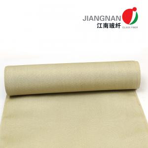 Best Vermiculite Coated Fiberglass Cloth High Temperature Resistance Thermal Insulation Fabric wholesale