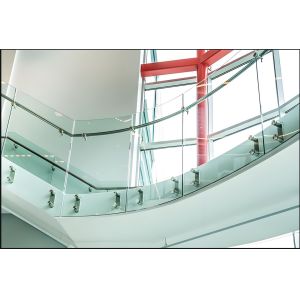 Best Modern Tempered Glass Balcony Railing Customizable Size wholesale