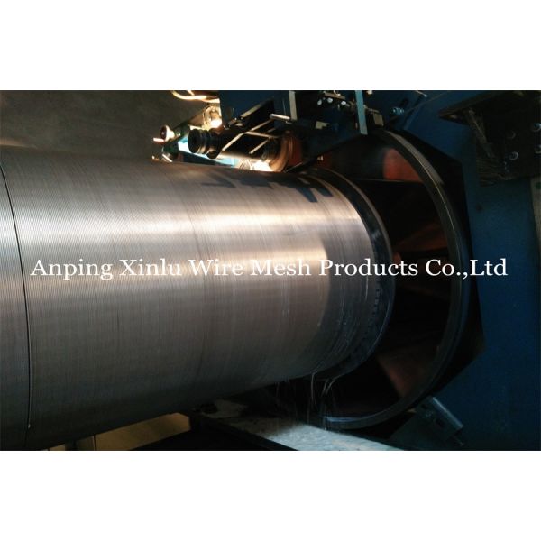 Welding Ring Johnson Wedge Wire Screen Pipe With Point Welding Technique