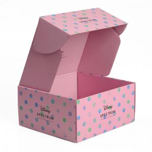 Best Pink Color Printed Custom Subscription Boxes  , Women Makeup Gift Packing Box wholesale