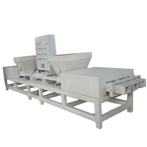 Automatic Compressed Wood Chip Pallet Block Making Machine