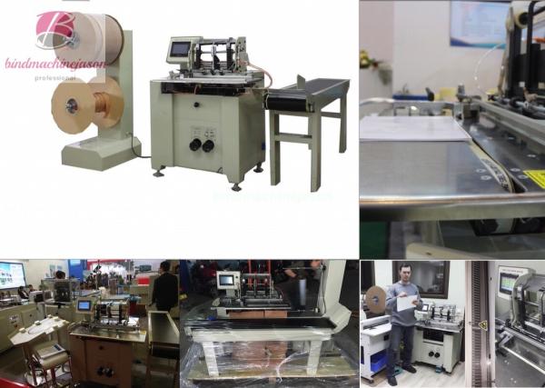 Cheap Calendar and notebook Wire loop binding machine DCA520 with hanger part for sale