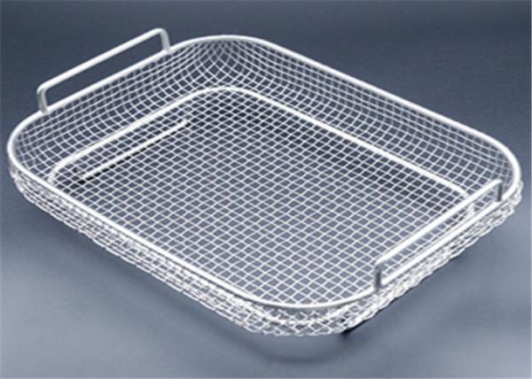 Medical Instrument Tray Stainless Steel Wire Mesh Baskets For Surgical With Galvanized